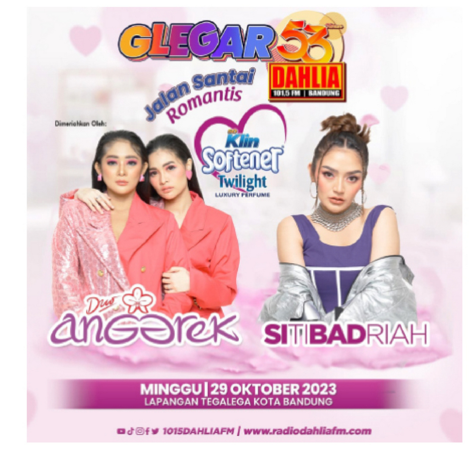 Duo Anggrek, Siti Badriah dan RPH Pukau HUT ke-53 Radio Dahlia Bandung