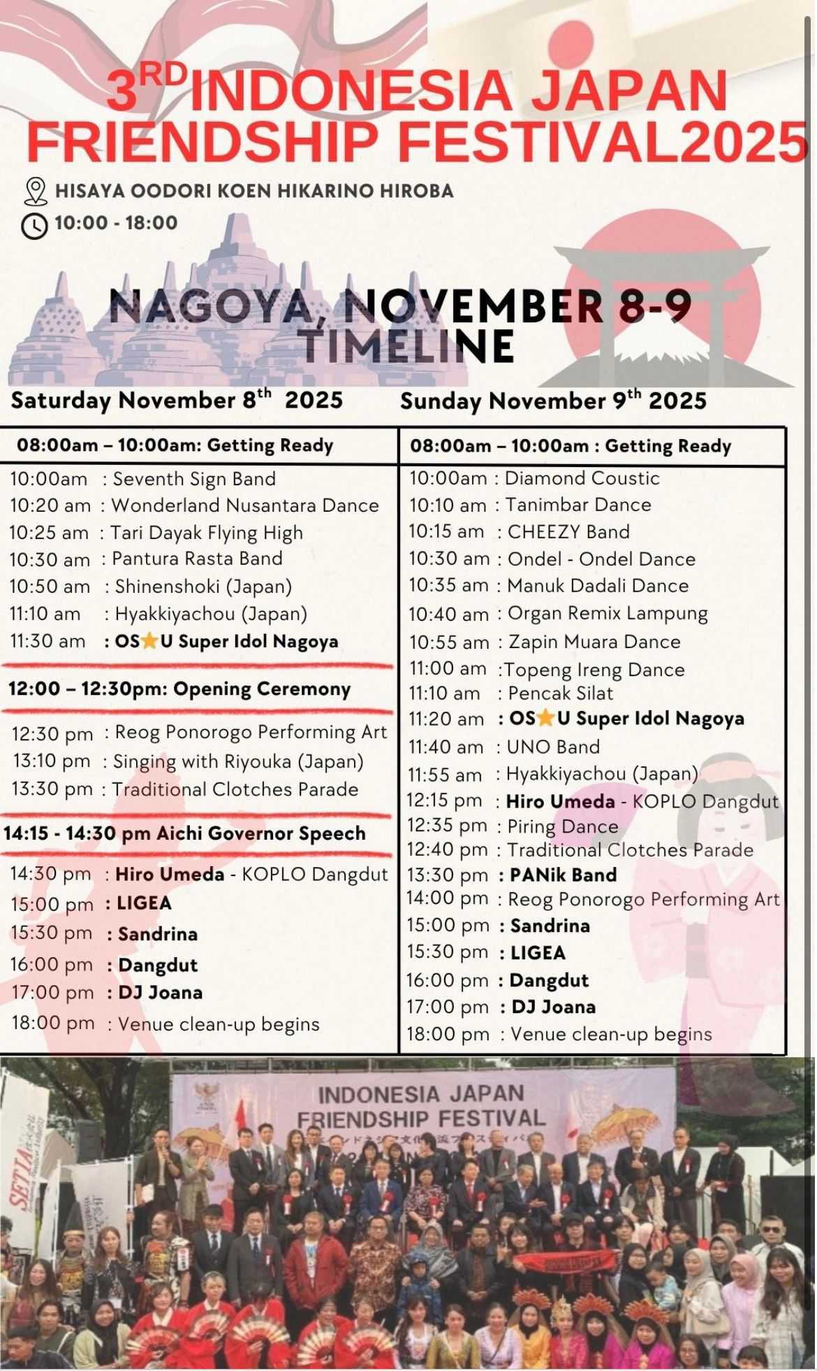 3rd Indonesia Japan Friendship Festival 2025 Sandrina & Ligea