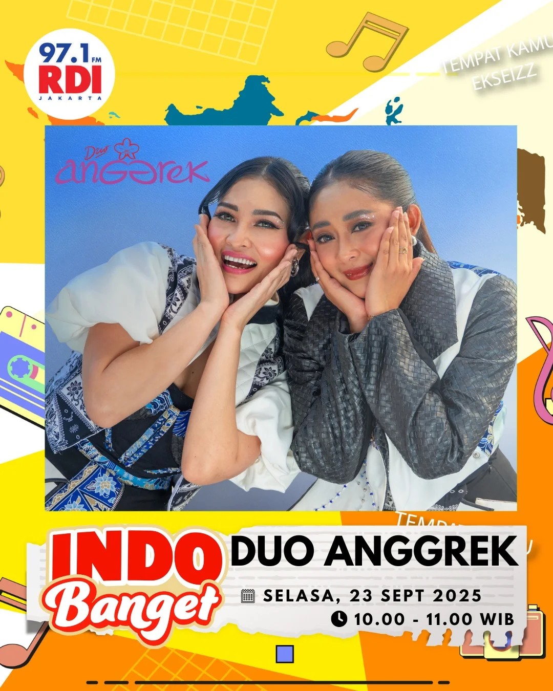 Duo Anggrek INDO BANGET Visit Radio RDI Jakarta