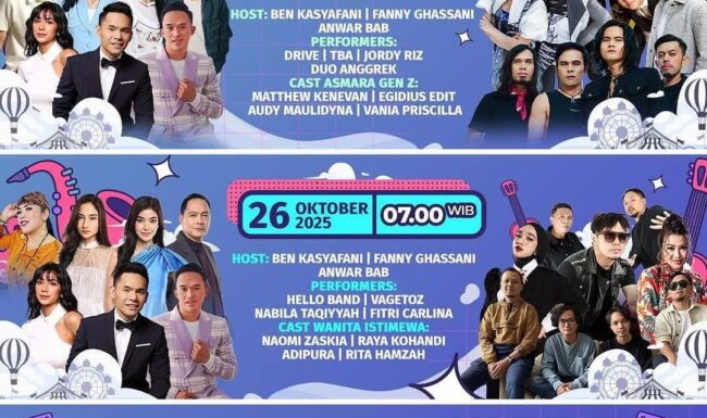 Event Karnaval SCTV Tasikmalaya 25-26 Oktober 2025 Duo Anggrek Fitri Carlina The Virgin
