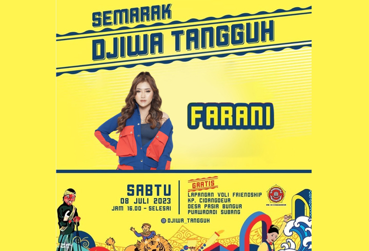 Farani Show Event Semarak Djiwa Tangguh di Subang