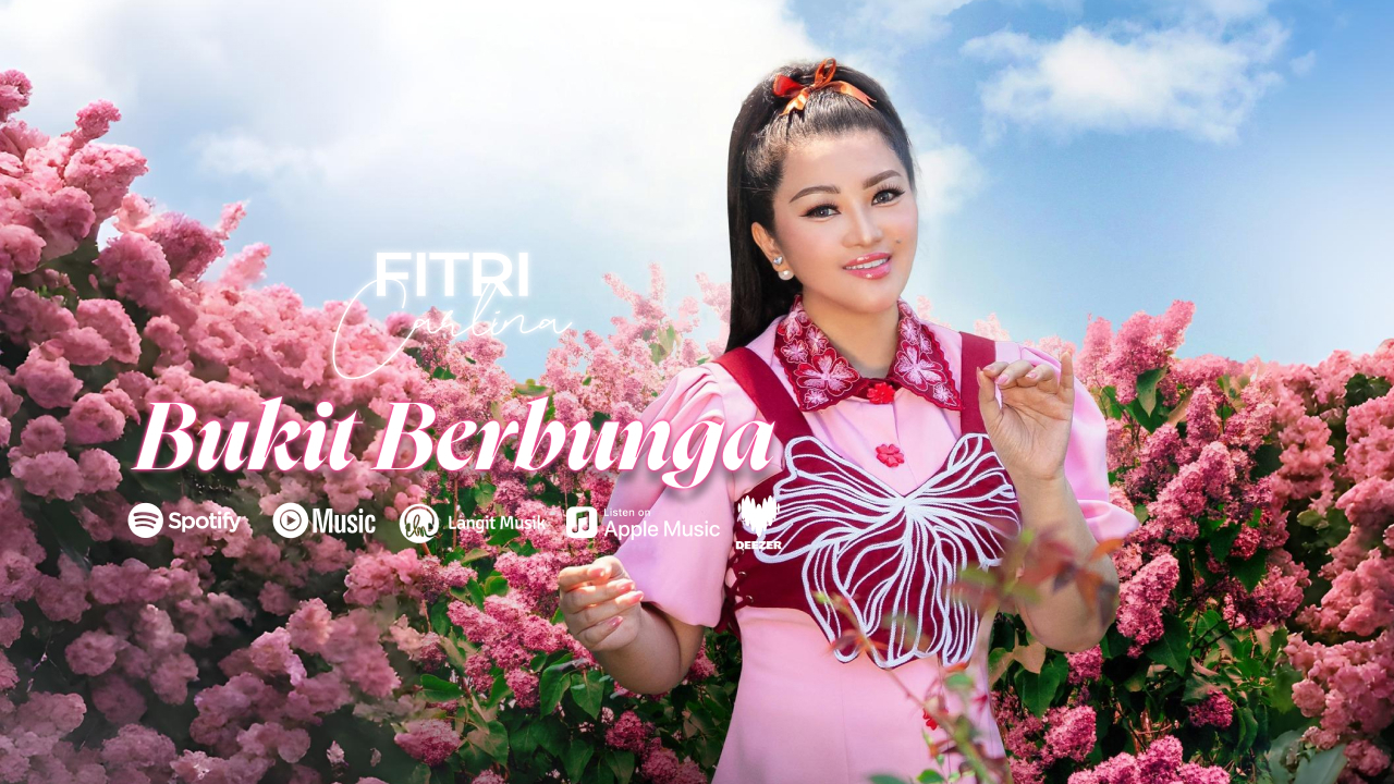 Fitri Carlina Rilis Lagu Penuh Cinta dan Romantis Bukit Berbunga