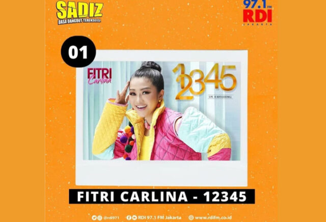 Fitri Carlina Single 12345 Top Chart Sadiz RDI FM Jakarta