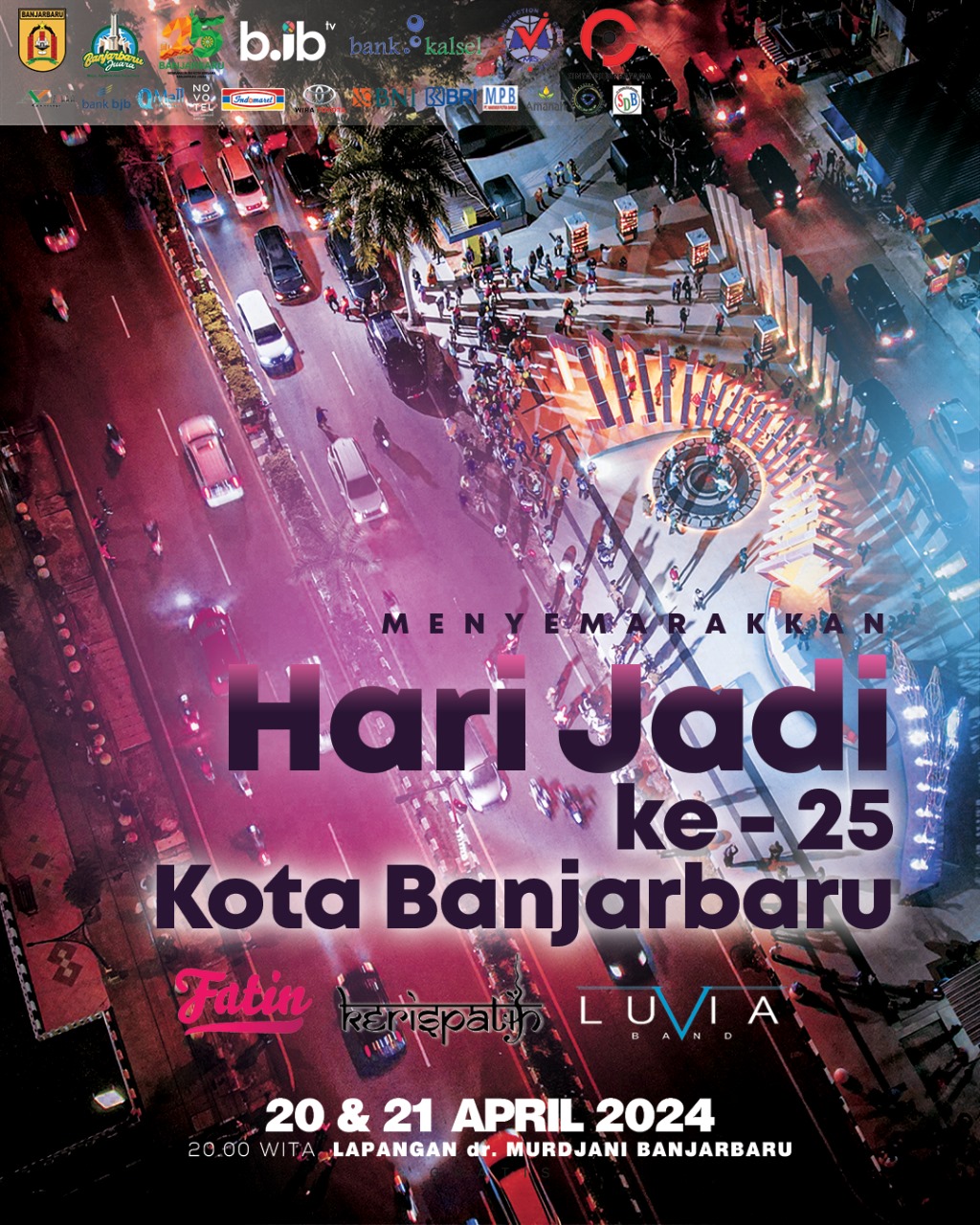 Konser HUT Ke-25 Kota Banjarbaru