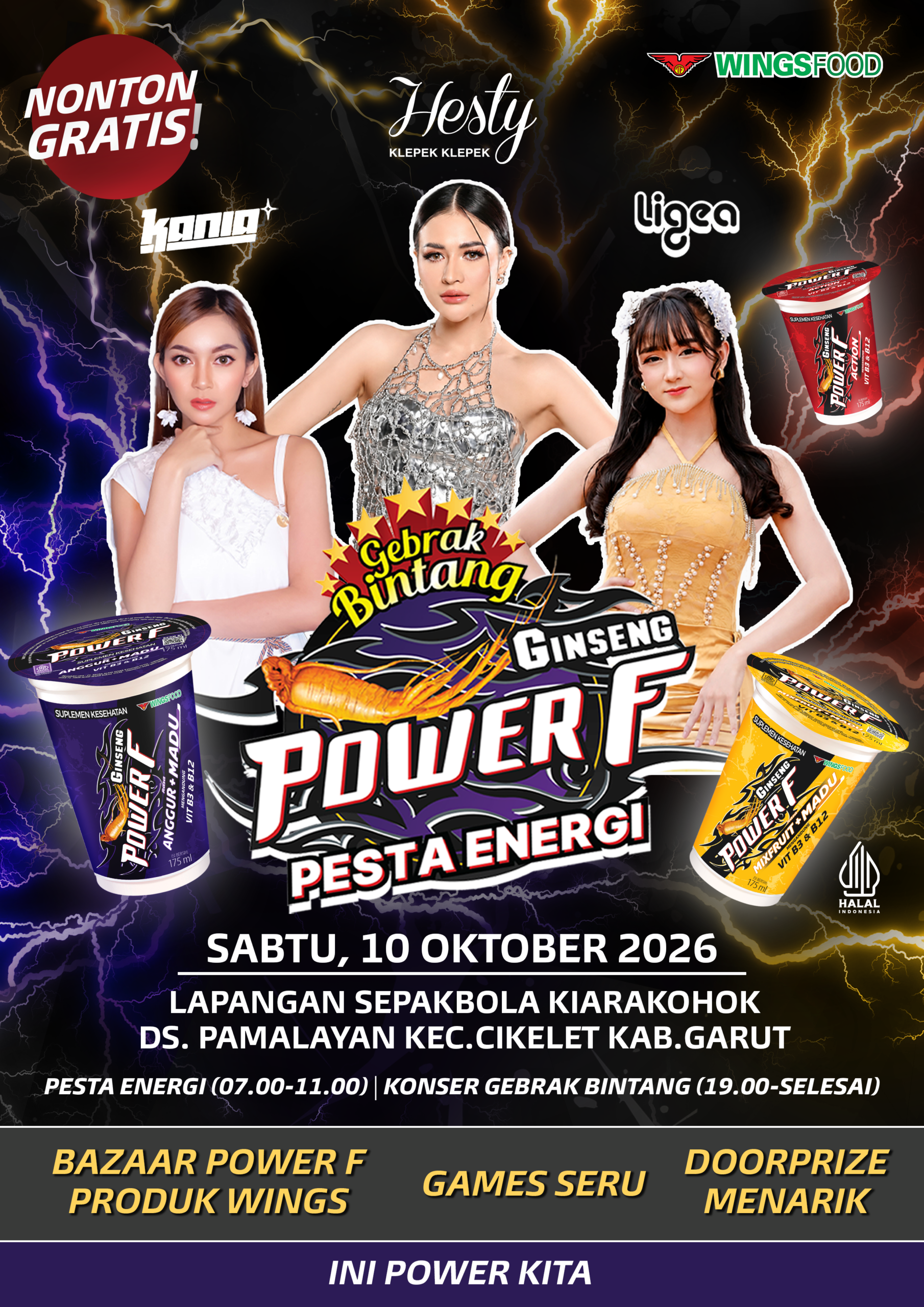 [OFF AIR] Bintang Power F - Hesty Klepek2, Ligea, Kania