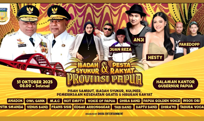 OFF AIR Pesta Rakyat Papua 2025 - Hesty Klepek Klepek