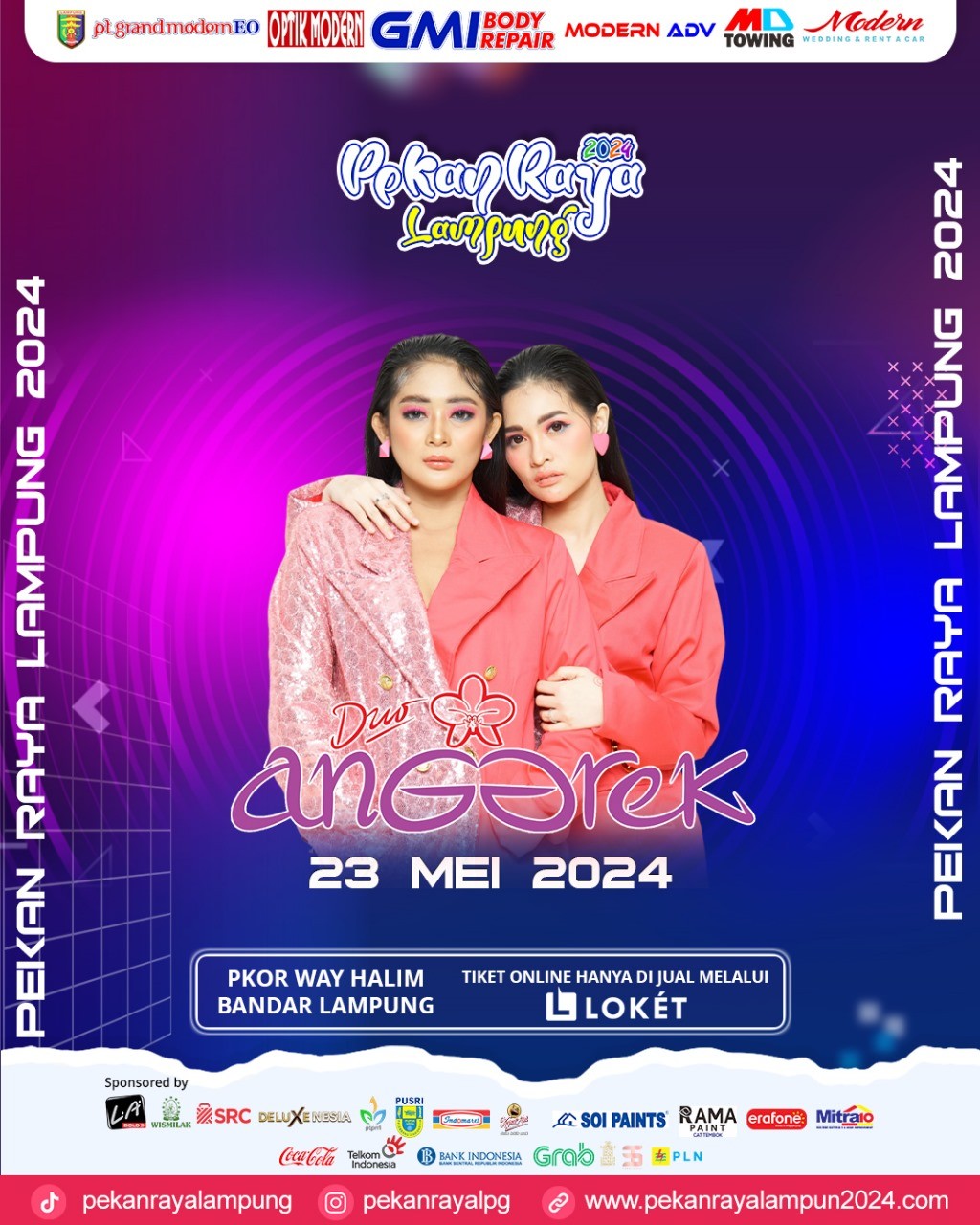 Pekan Raya Lampung 2024 Day 2 Duo Anggrek 23 Mei 2024