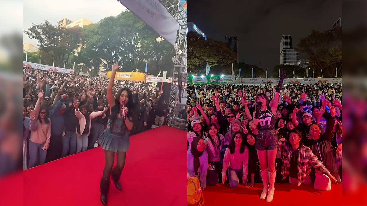 Sandrina dan Ligea Guncang Nagoya di Indonesia Japan Friendship Festival 2025