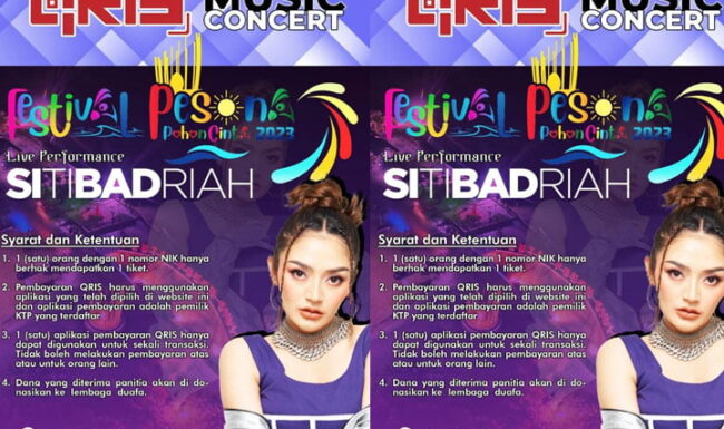 Siti Badriah Perform di Pantai Pohon Cinta Pohuwato Gorontalo
