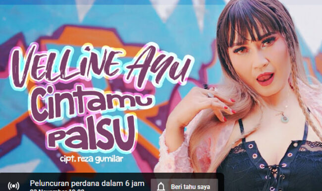 Velline Ayu Perkenalkan Video Musik “Cintamu Palsu”